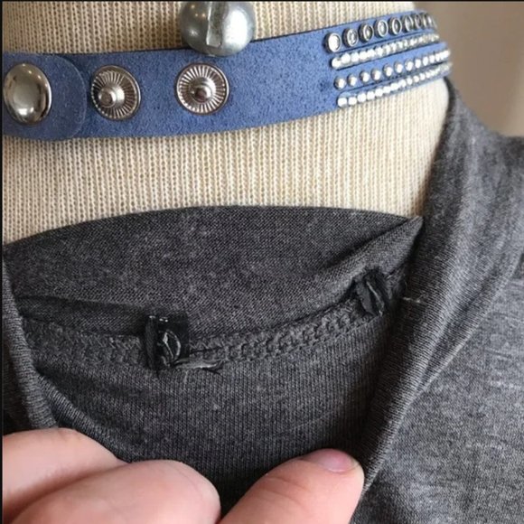 Cardigan Wrap Light Long Grey (size approximate) - Picture 4 of 6